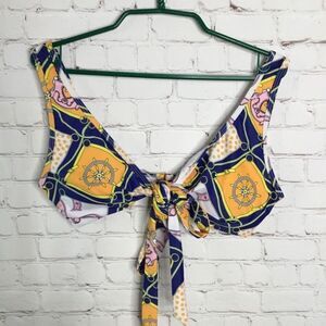 NWT Coastal Rose Women's Triangle Bikini Top Size L